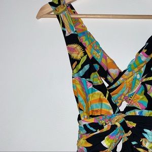 Trina Turk Cross-Back One Piece